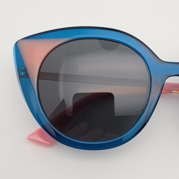 FACE A FACE Paris Prism 2 Col. 2439 Blue Pink Frame Grey Lens Cat Eye Sunglasses main image 7